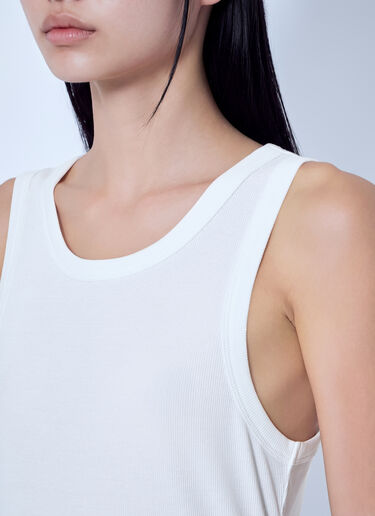 LN-CC® - Entire Studios: Ribbed-Knit Tank Top - White Entire Studios Ribbed-Knit Tank Top White ent0266021