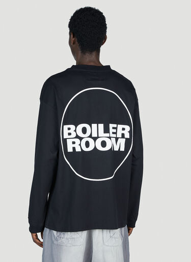 Boiler Room Logo Long Sleeve T-Shirt Black bor0153002