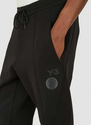 Y-3 徽标图案运动裤 黑色 yyy0349002