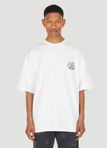 Martine Rose Care Free Oversized T-Shirt White mtr0147033