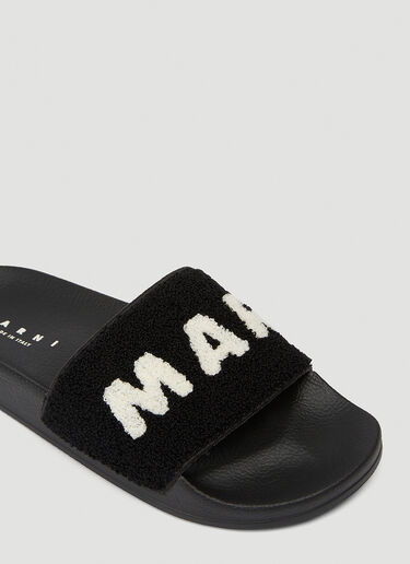 Marni Logo Slides Black mni0244010