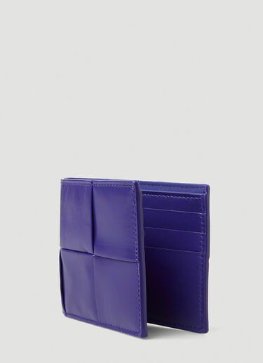 Bottega Veneta Intreccio Bifold Wallet Purple bov0148154