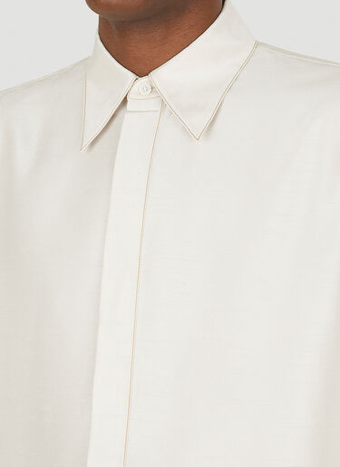 Acne Studios Long Sleeve Shirt Cream acn0148016