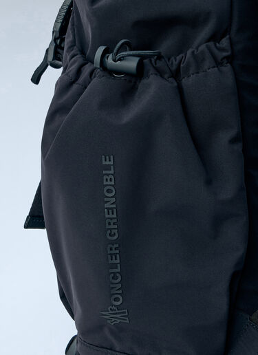 LN-CC® - Moncler Grenoble: Leather-Trim Backpack - Black Moncler Grenoble Leather-Trim Backpack Black mog0165016