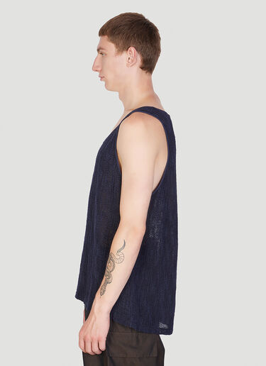 Our Legacy Singlet Tank Top Navy our0153003