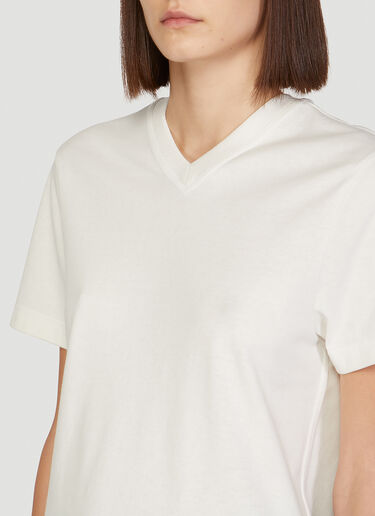 Bottega Veneta Sunrise V-Neck T-Shirt White bov0248067