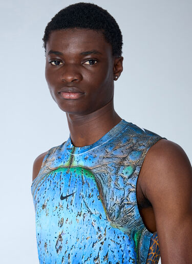 Re-Create Creature Tank Top Nike by Yaku Re-Create Creature Tank Top Blue nik0165019