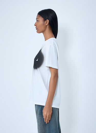 MM6 Maison Margiela Logo Motif T-Shirt White mmm0264007