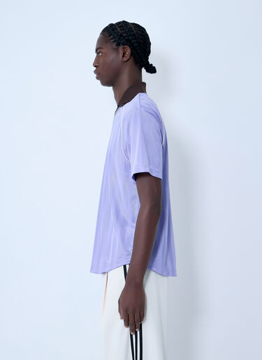 adidas by Wales Bonner Logo Motif Polo Shirt Purple awb0163008