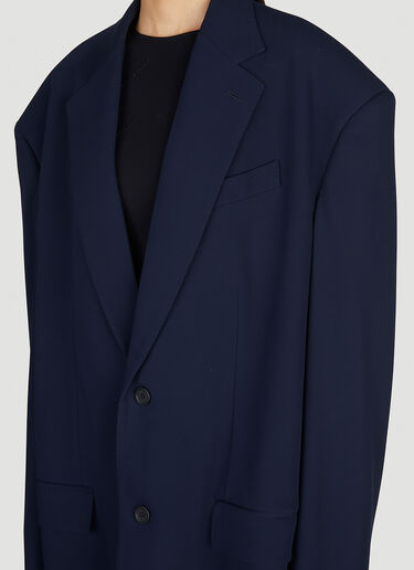 Balenciaga Oversized Blazer Navy bal0251005