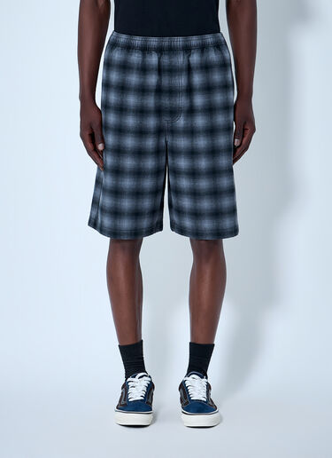 Stüssy Checked Elasticated Waist Shorts Blue sts0164014