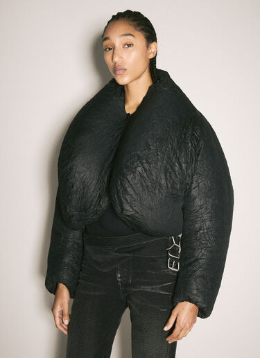 Y/Project Cropped Puffer Jacket Black ypr0258006