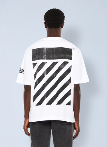 Off-White Big Off Diagonal Skate Logo T-Shirt White ofw0162022