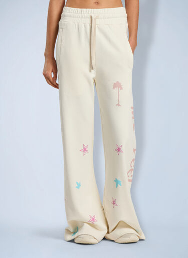 Palm Angels Feel High Sweatpants White pma0266206