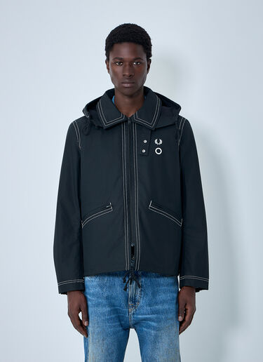 Fred Perry x Craig Green Contrast Stitch Hooded Jacket Black fry0164008