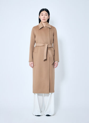 Max Mara Carhmere Robe Coat Beige max0259018