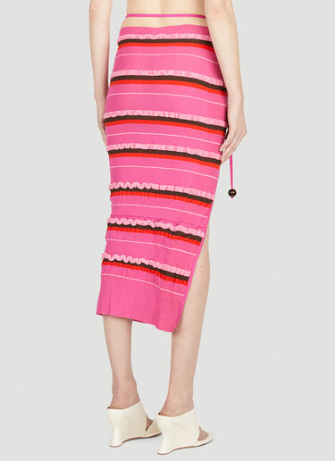 LN-CC® - Jacquemus: La Jupe Maille Concha Skirt - Pink Jacquemus La Jupe Maille Concha Skirt Pink jac0251025