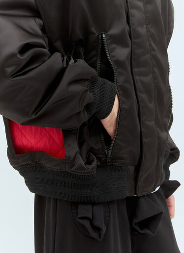 Walter Van Beirendonck Tunnel Bomber Jacket Black wlt0158001