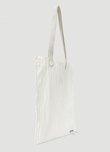 Ader Error Crinkled Tote Bag White adr0344024