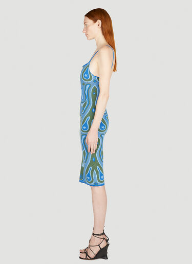 Ahluwalia Rumbidzai Knitted Dress Blue ahl0252006