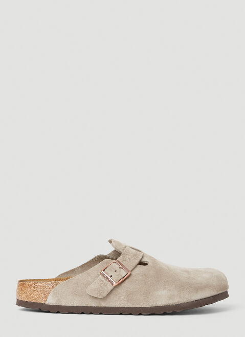 Birkenstock Boston Mules White brk0352004