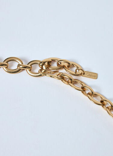 Chloé 绒球腰带 金色 chl0259056