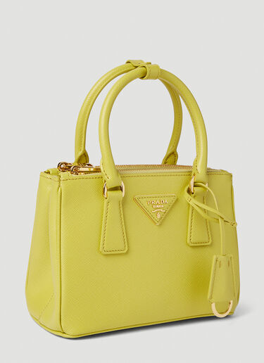 Prada Galleria Saffiano Handbag Yellow pra0252023