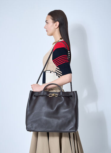 Bottega Veneta Large Andiamo Handbag Brown bov0259045