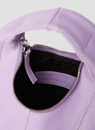 Kiko Kostadinov Small Buggle Hobo Handbag Purple kko0252015