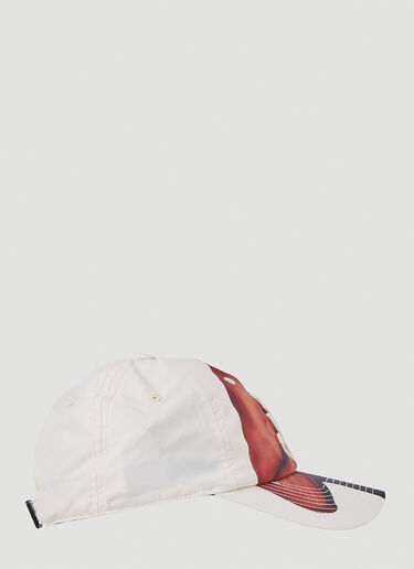 Feel Free Baseball Cap JW Anderson Feel Free Baseball Cap White jwa0354002