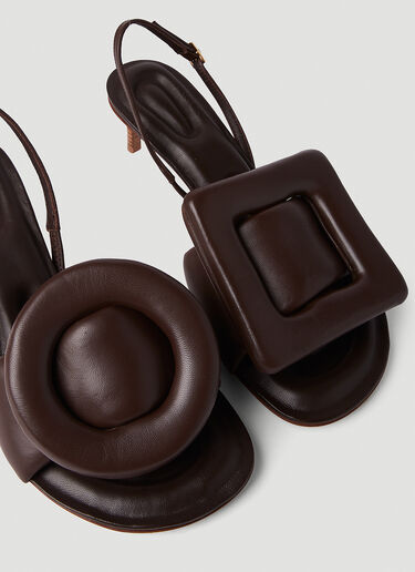 Jacquemus Les Sandales Cuscinu 高跟鞋 棕色 jac0250105
