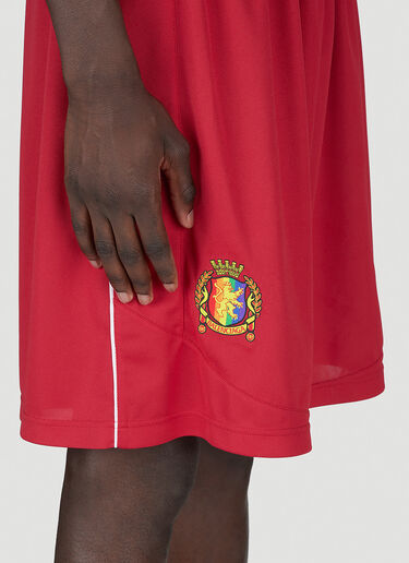 Balenciaga Baggy Soccer Shorts Red bal0154026