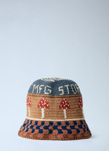 LN-CC® - Story Mfg.: Checker Mush Brew Hat - Beige Story Mfg. Checker Mush Brew Hat Beige mfg0166006