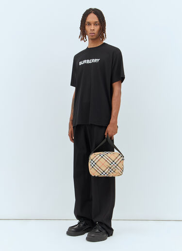 Burberry 格纹斜挎包 米色 bur0157042