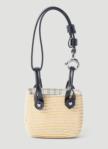 Maison Margiela Raffia Micro Handbag Beige mla0251046