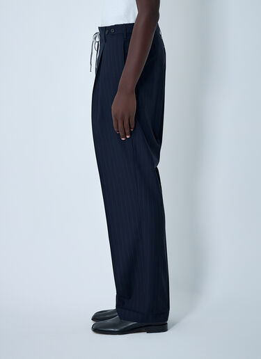 Maison Margiela Drawstring Wool Pants Blue mla0162003