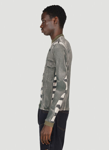 Y/Project x Jean Paul Gaultier  Trompe L'Oeil Jacket Top Khaki ypg0152005