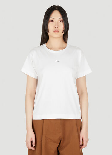 A.P.C. Jade Logo T-Shirt White apc0248014