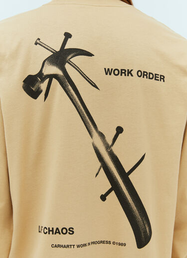 Carhartt WIP 리버스 해머 티셔츠 베이지 wip0154036