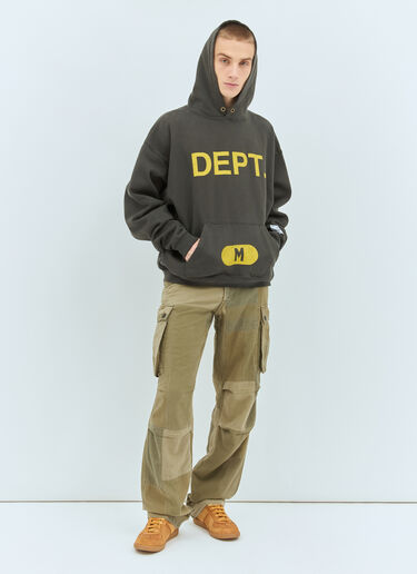 Gallery Dept. Size Logo Hooded Sweatshirt Grey gdp0158012