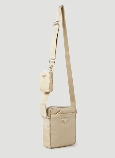 Prada Re-Nylon Messenger Crossbody Bag Beige pra0148035