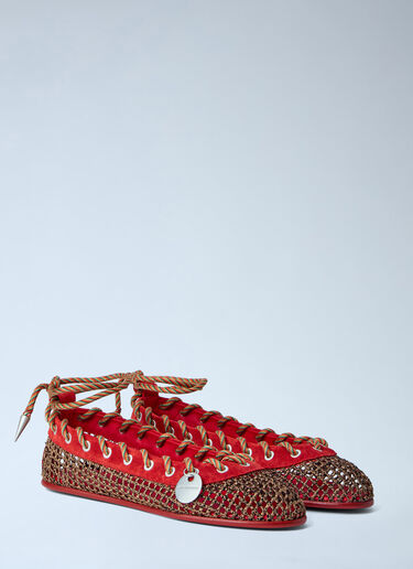 Kiko Kostadinov Reticella Flats Red kko0264015