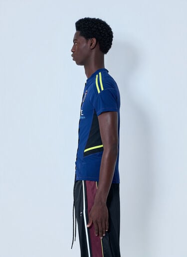 Martine Rose Lace-up Athletic Jersey Blue mtr0164008