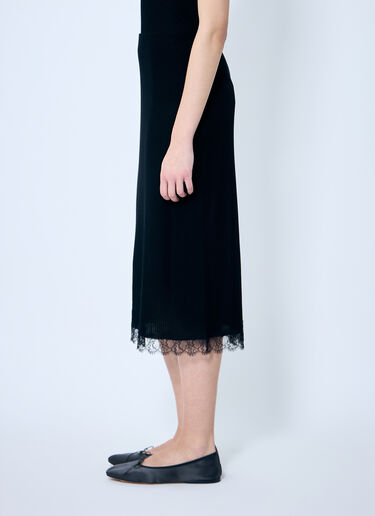 The Row Indira Skirt Black row0259010