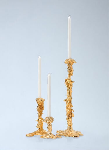 Textured Metal Candlestick POLSPOTTEN Textured Metal Candlestick Gold wps0692214