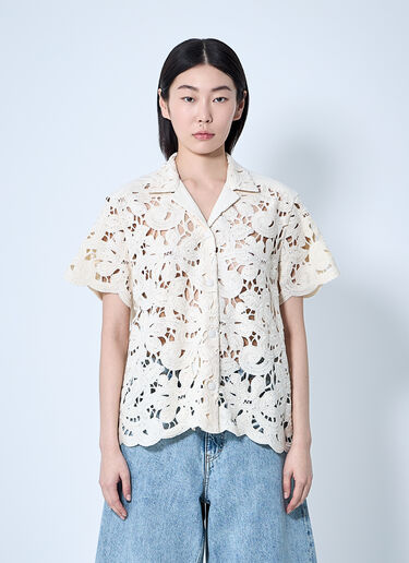 Moncler 短袖系扣衬衫 白色 mon0260018