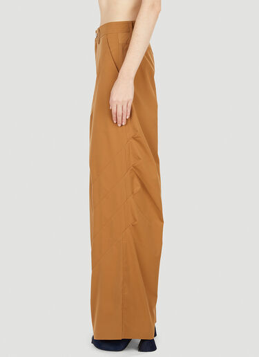 Kiko Kostadinov ペンタダートパンツ ブラウン kko0250002