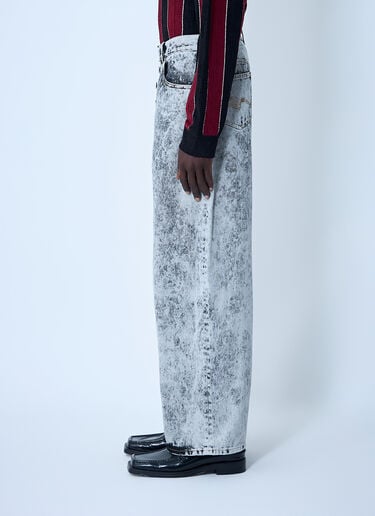 Coated Denim Jeans Martine Rose Coated Denim Jeans Grey mtr0162010