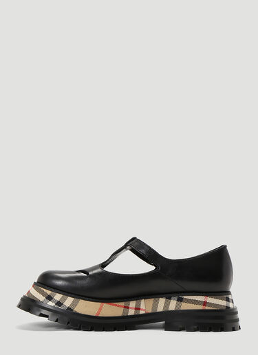 Burberry Platform T-Bar Shoes Black bur0243057