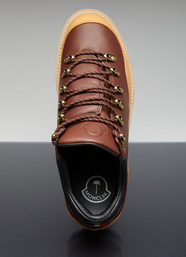 Moncler x Palm Angels Peka 305 Derby Shoes Brown mpa0155004